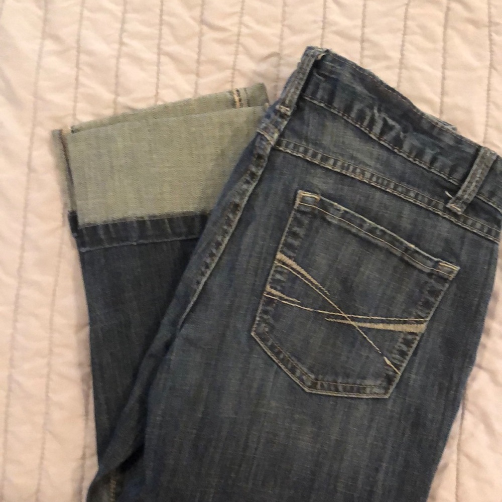 Aeropostale cropped boot cut jeans.  In like new condition.